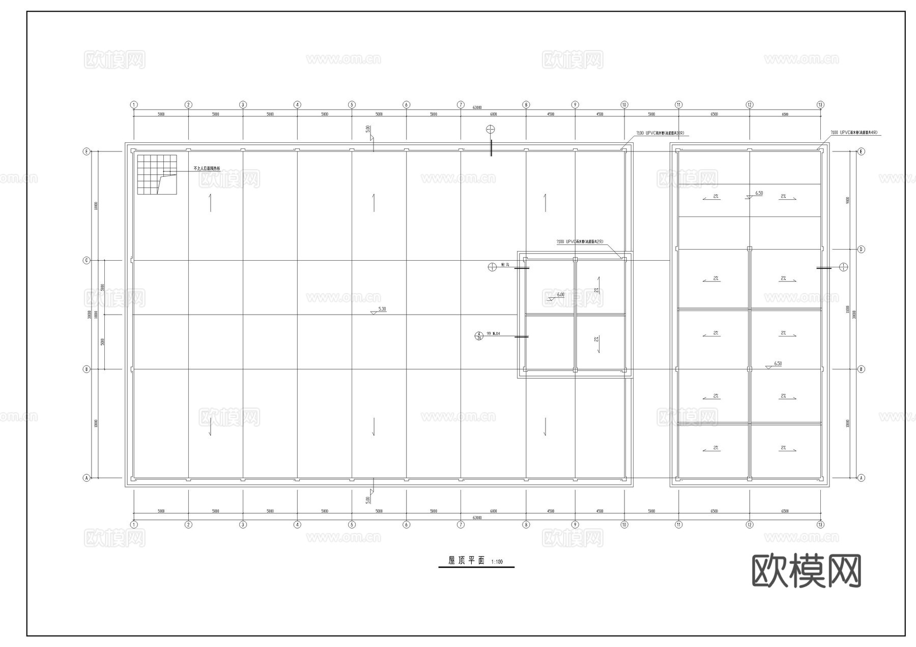 冷库建筑cad施工图