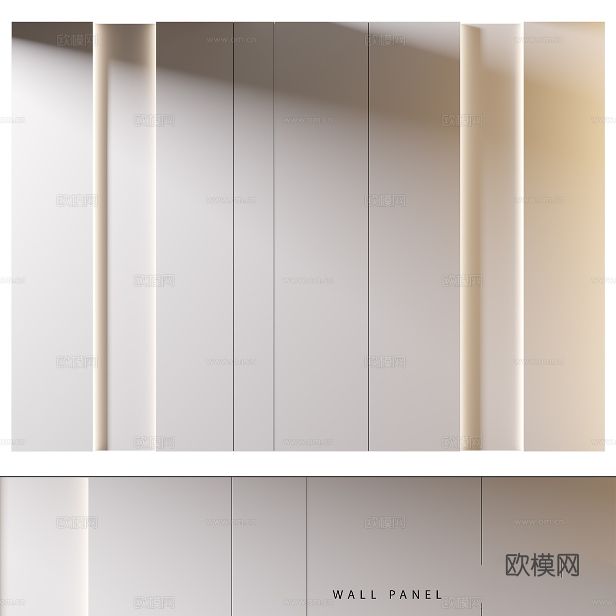 墙面装饰板 213d模型