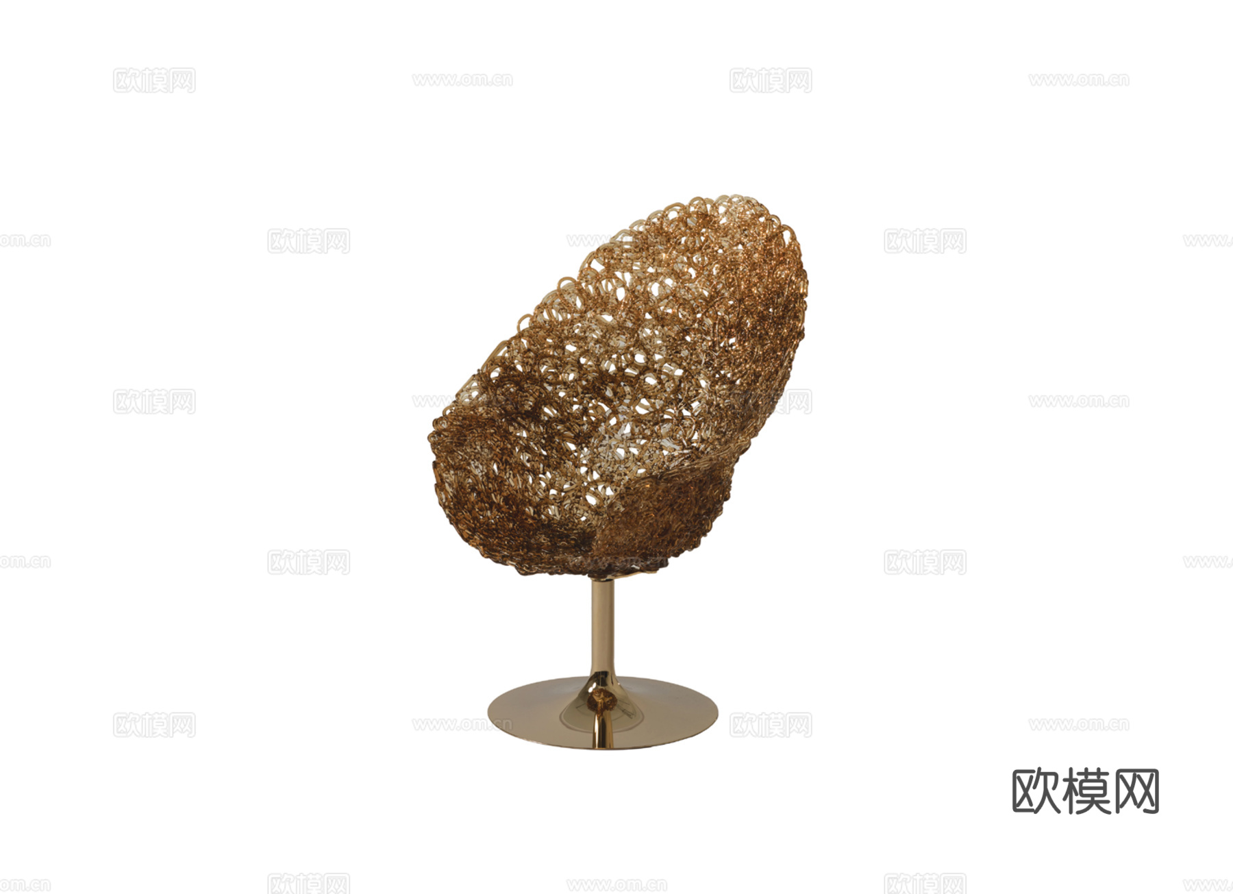 edra 意式休闲椅3d模型下载（渲染图1）