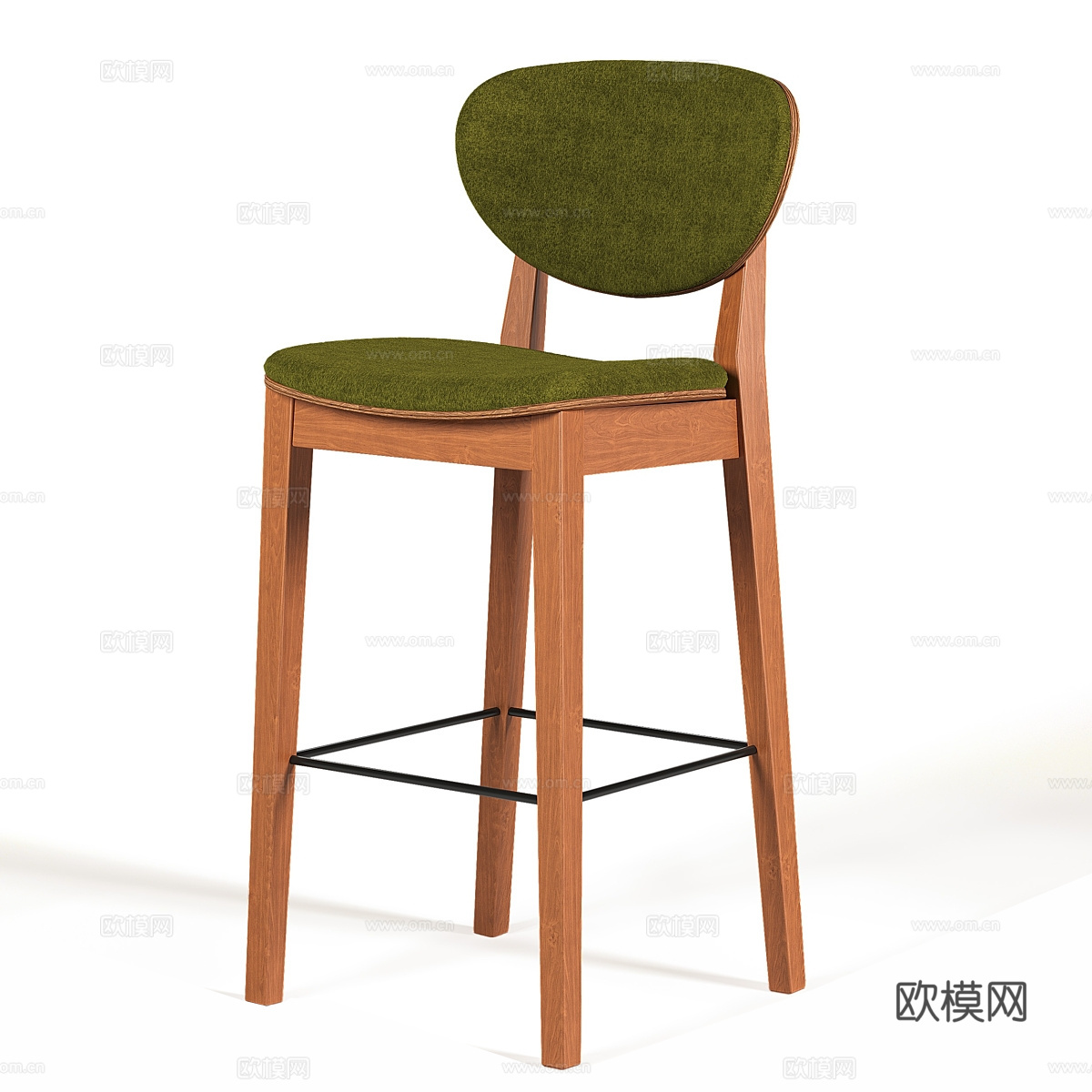 北欧简约吧椅 吧椅 简约吧椅 休闲吧凳 酒吧吧凳3d模型