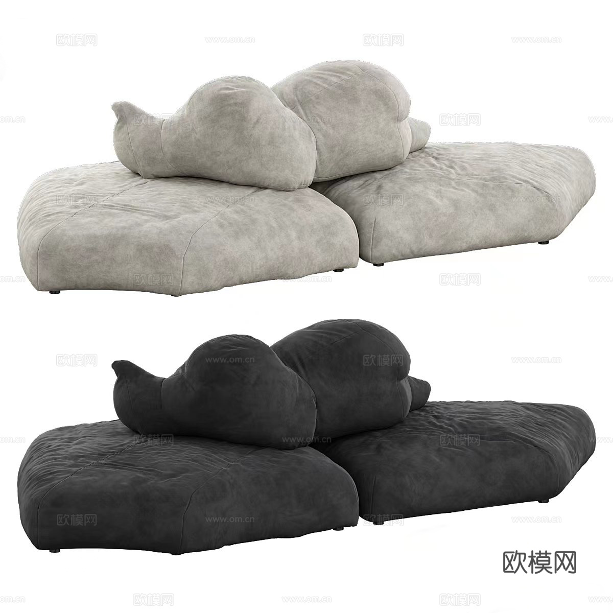 edra 云朵沙发3d模型下载（渲染图3）