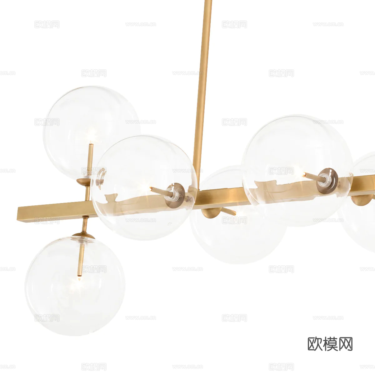 ELCHHOLTZ 轻奢吊灯3d模型下载（渲染图2）
