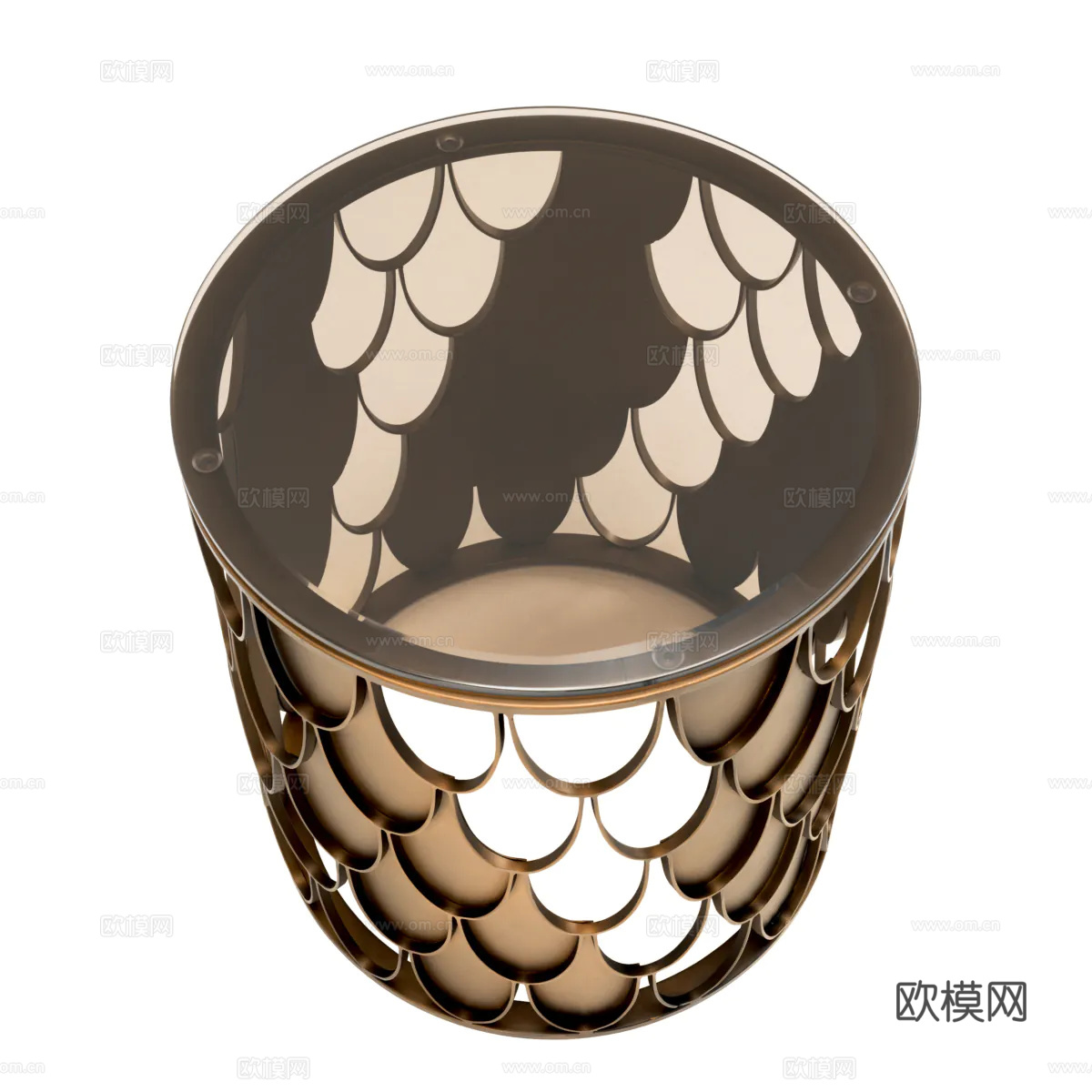 ELCHHOLTZ 轻奢角几3d模型下载（渲染图2）