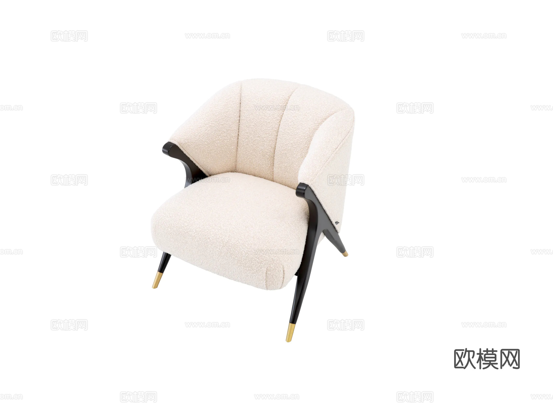 ELCHHOLTZ 单人沙发3d模型下载（渲染图1）