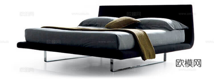 desiree 双人床3d模型下载（渲染图2）