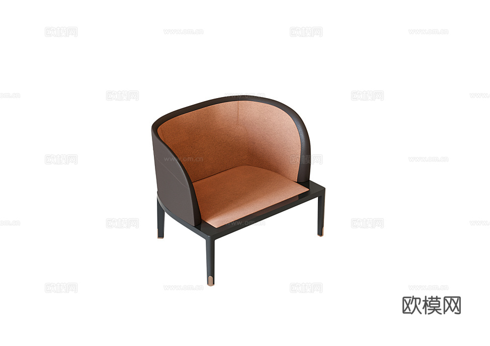 DIMENSIONE CHIWINGLO 意式休闲椅3d模型下载（渲染图1）