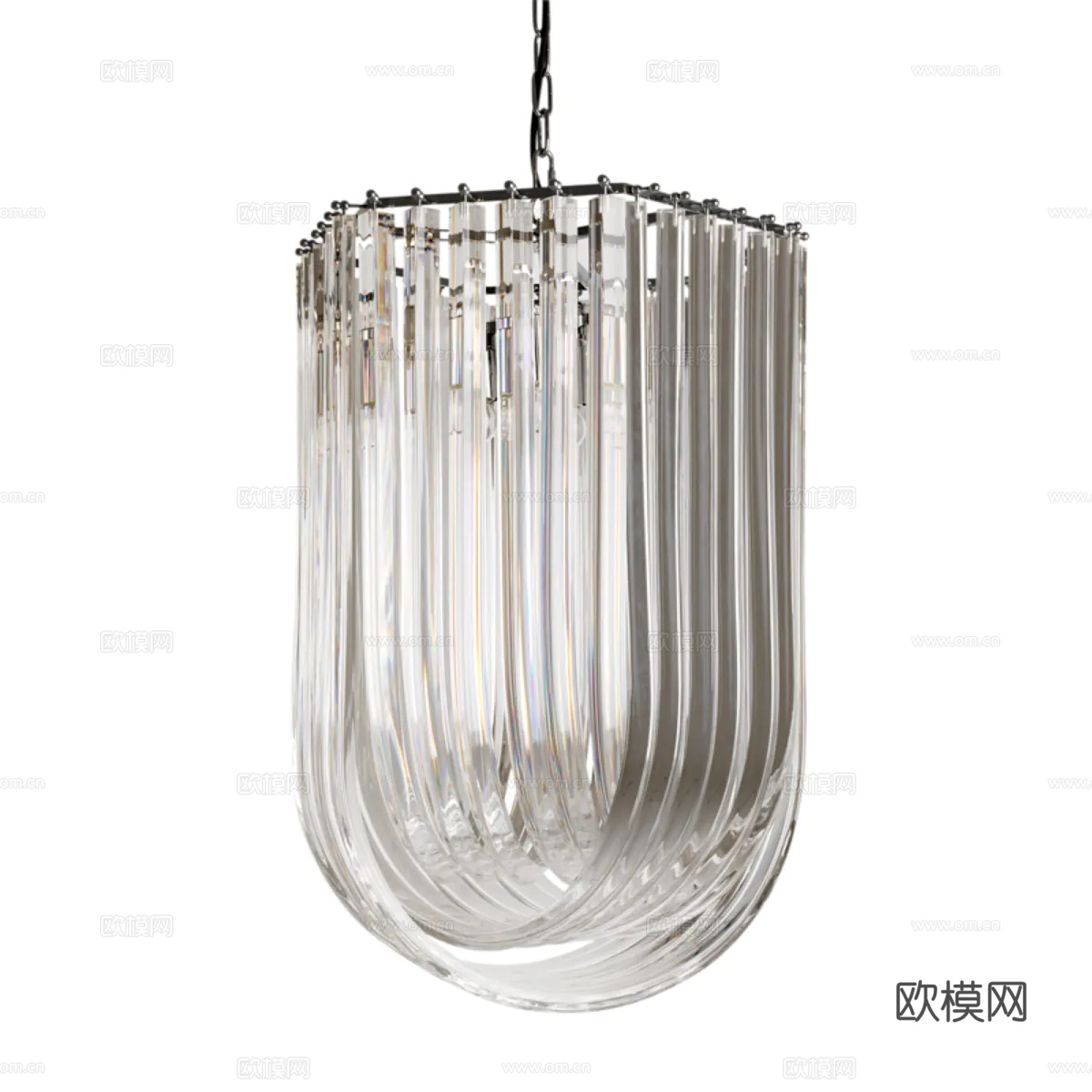 ELCHHOLTZ 轻奢吊灯3d模型下载（渲染图2）