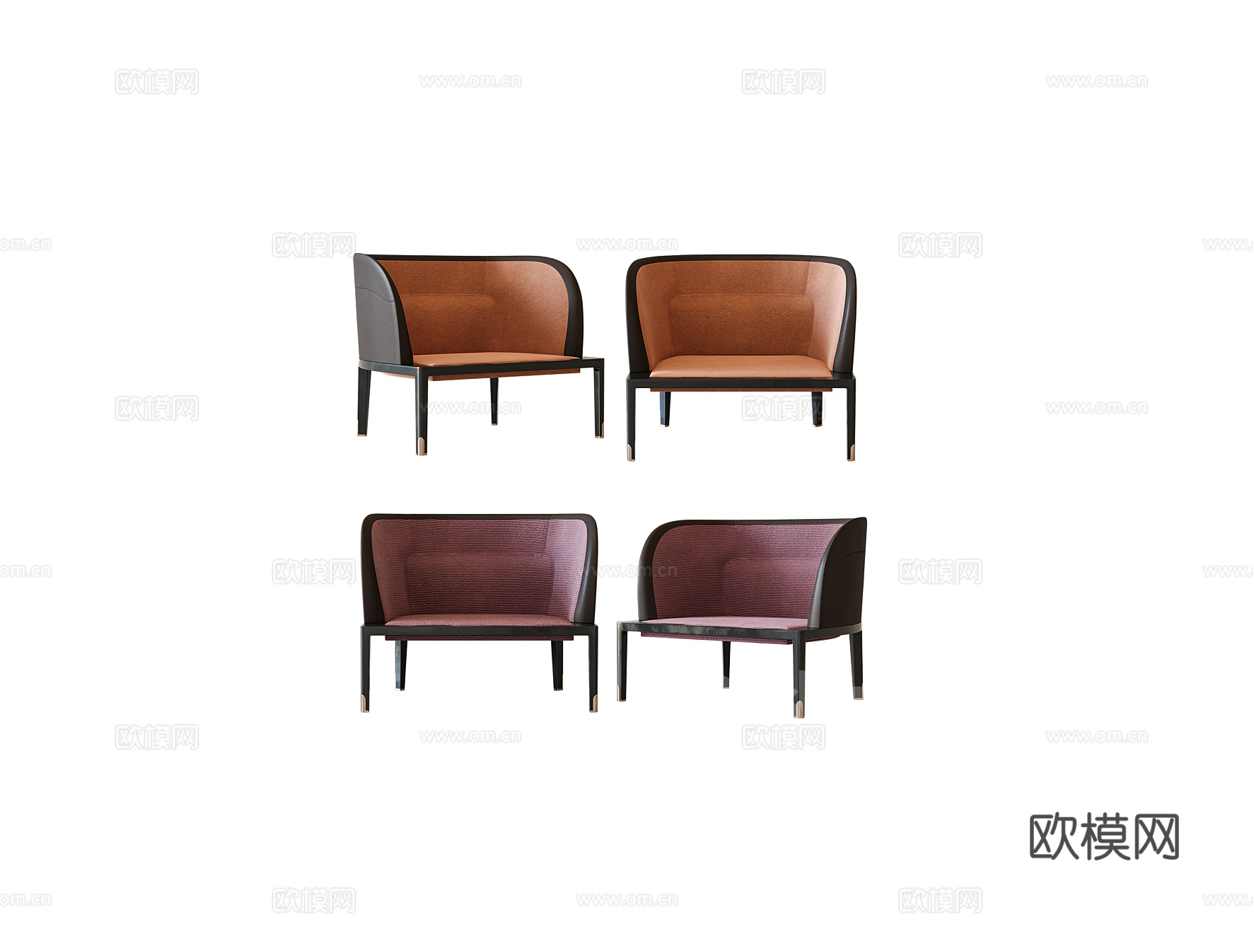 DIMENSIONE CHIWINGLO 意式休闲椅3d模型下载（渲染图4）