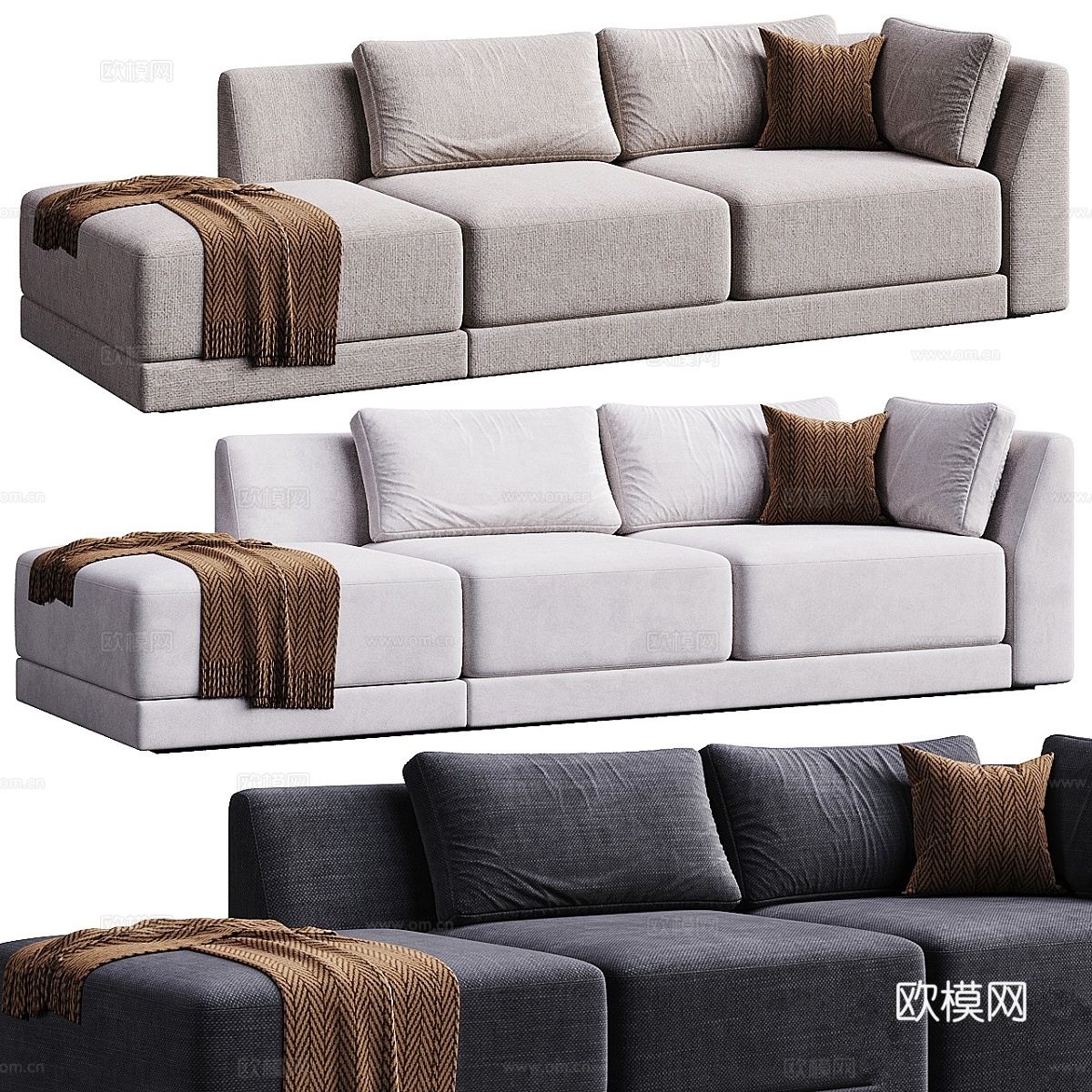 Wave沙发3d模型下载