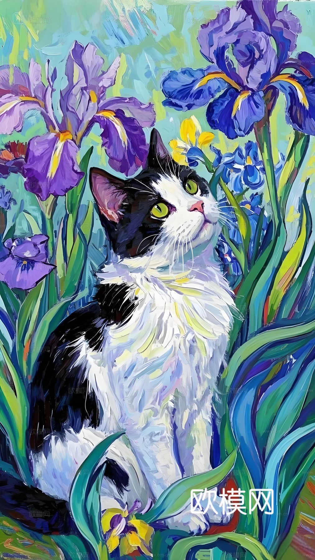 猫艺术挂画