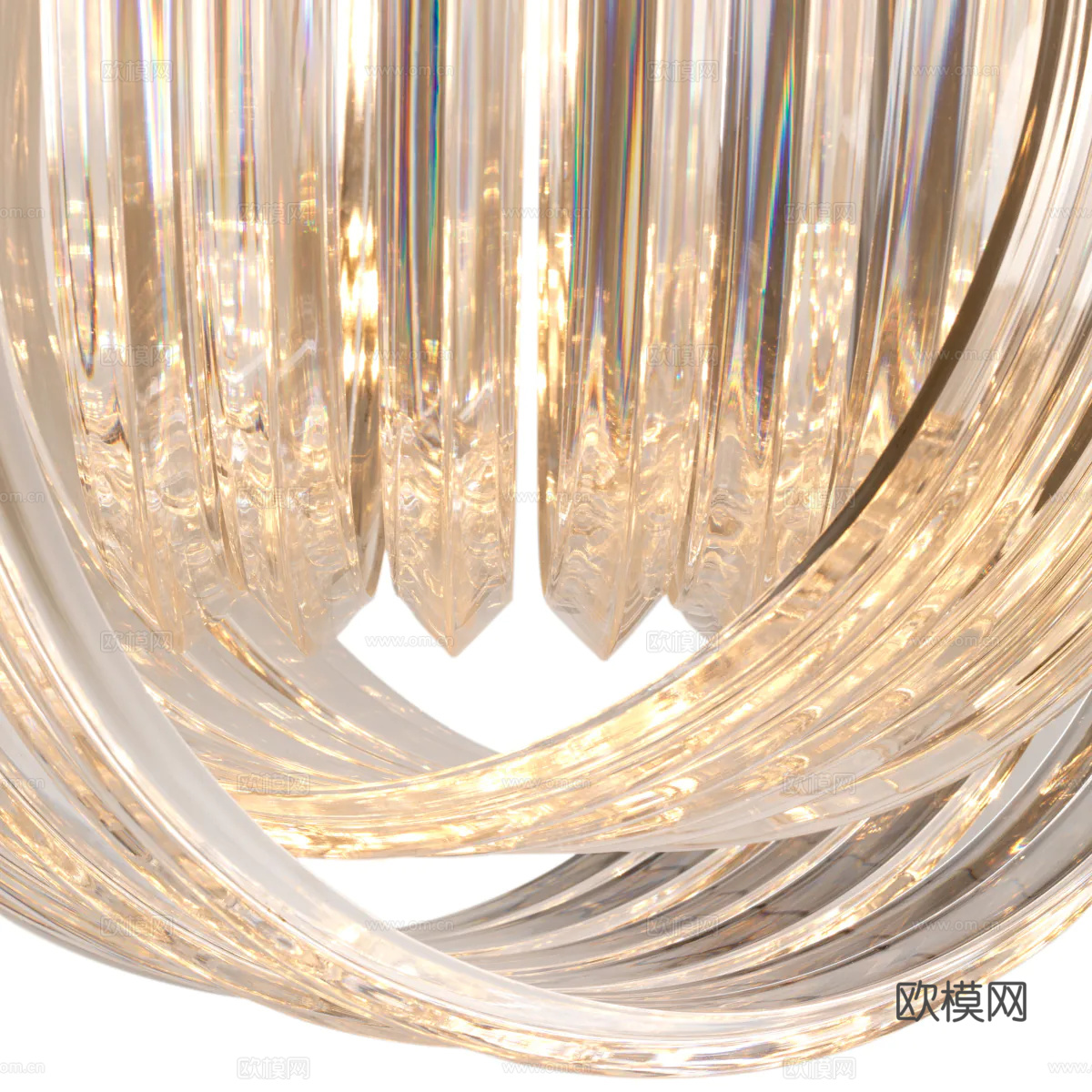 ELCHHOLTZ 轻奢吊灯3d模型下载（渲染图1）