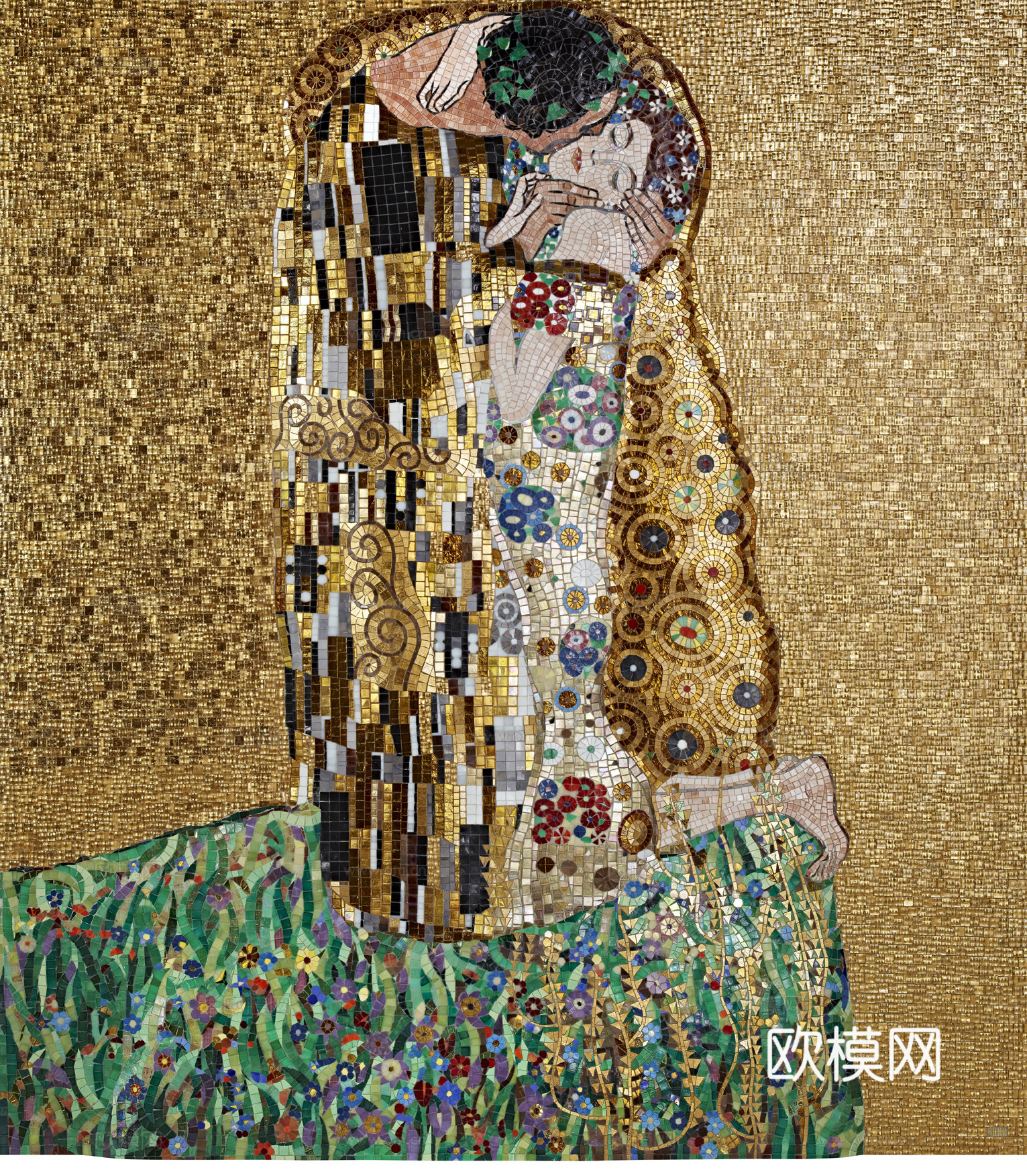 黄金马赛克人物