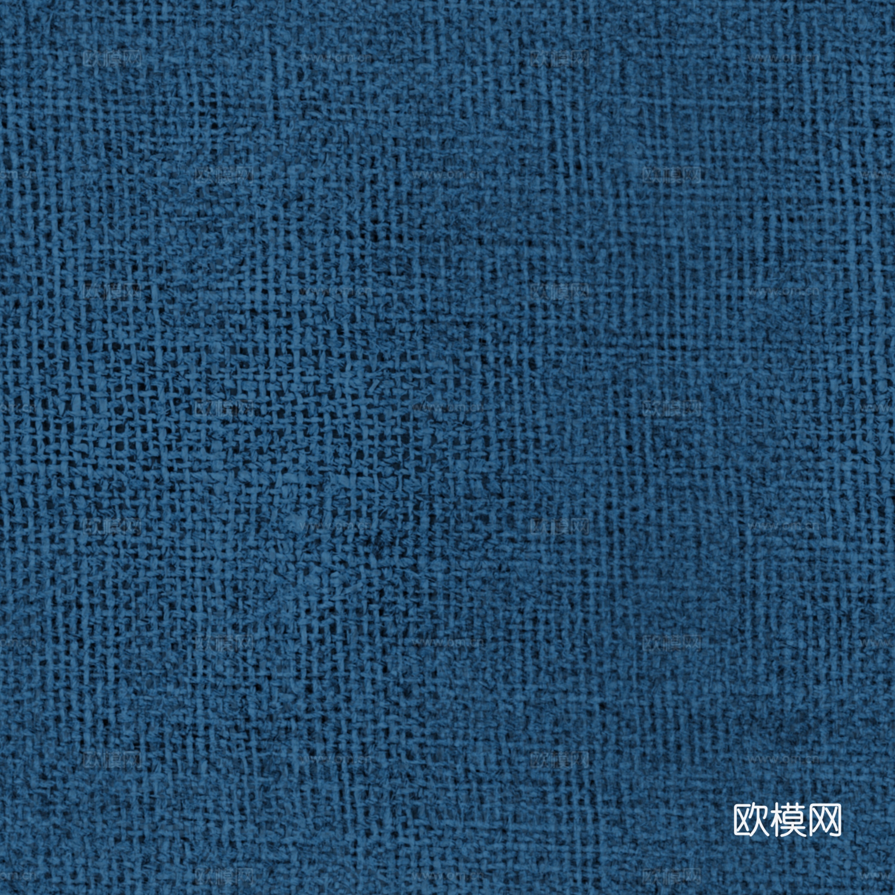 深蓝麻布布纹
