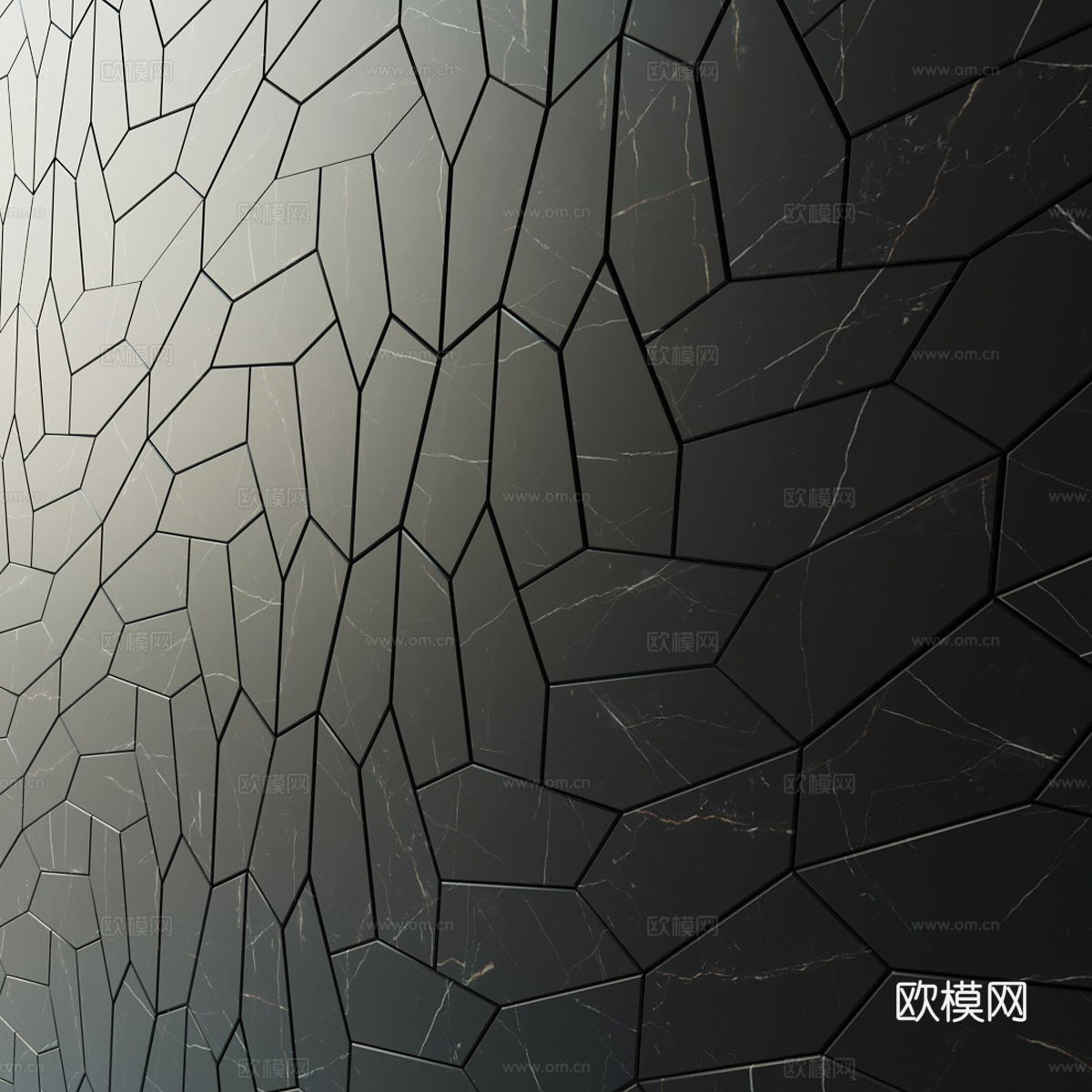 现代意式大理石瓷砖 马赛克瓷砖3d模型