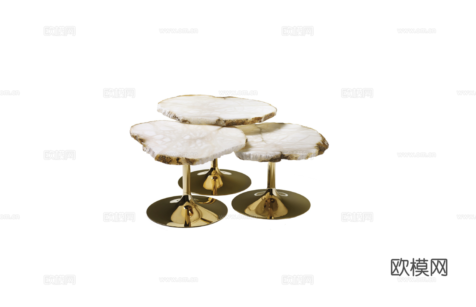 edra 轻奢茶几3d模型下载（渲染图1）