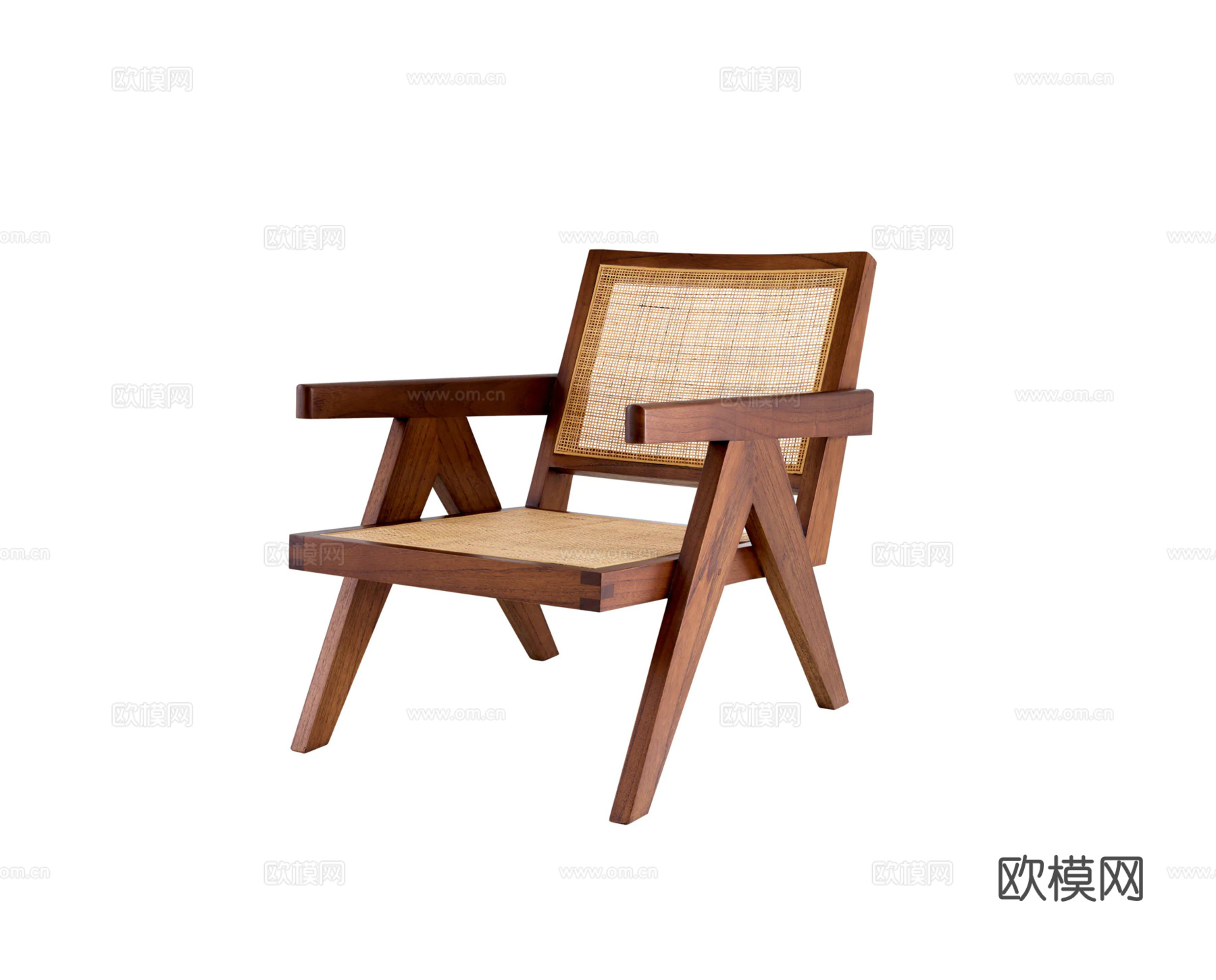 ELCHHOLTZ 中古风扶手椅3d模型下载（渲染图1）