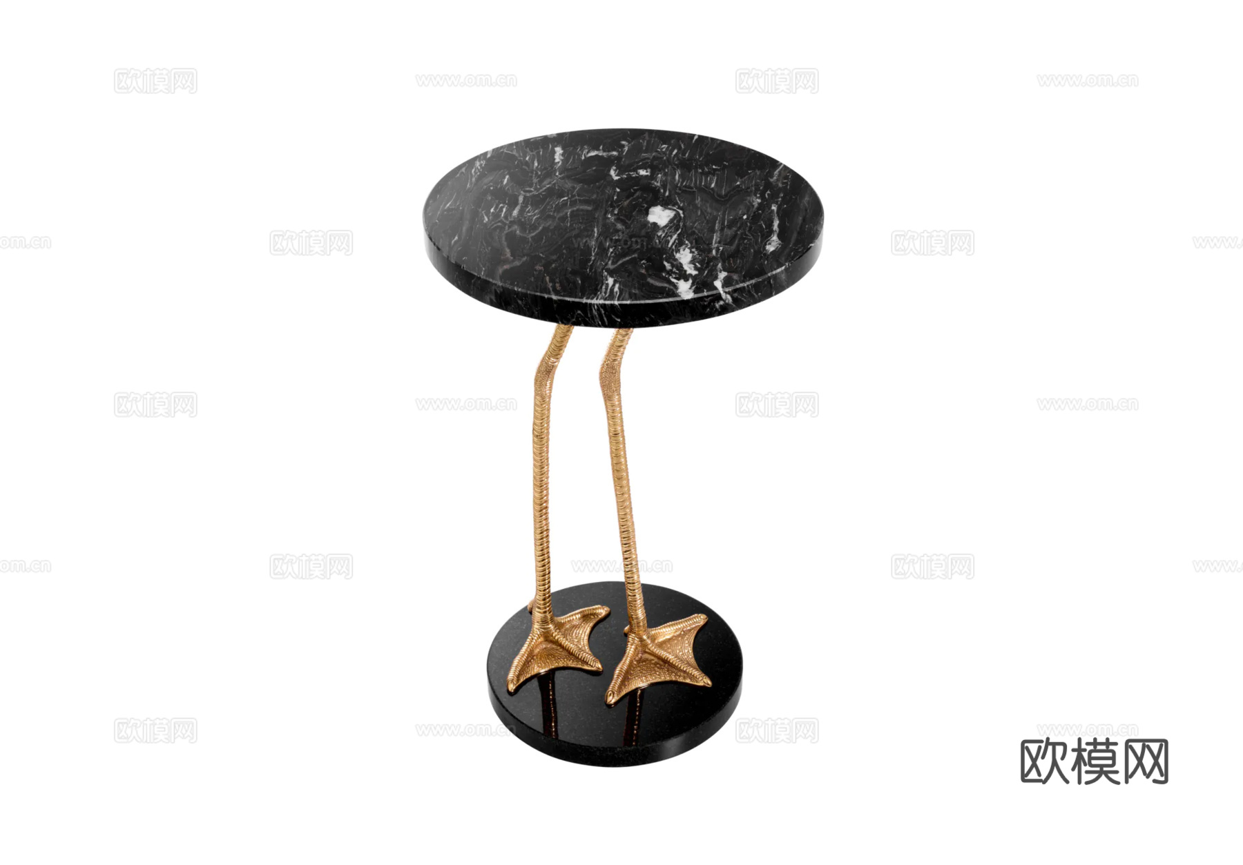 ELCHHOLTZ 轻奢角几3d模型下载（渲染图1）