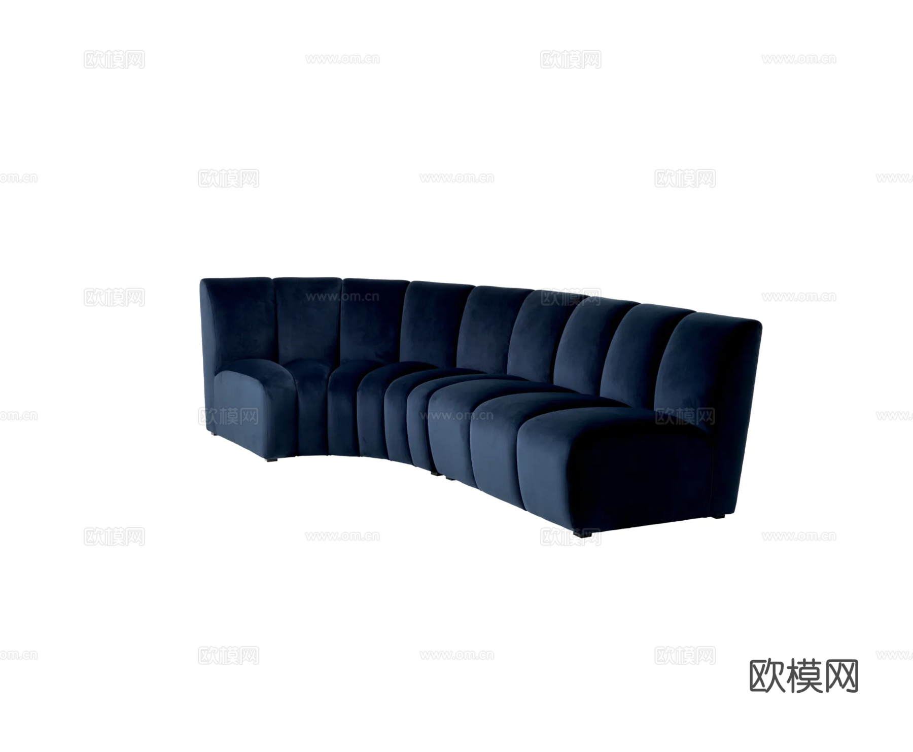 ELCHHOLTZ 弧形沙发3d模型下载（渲染图1）