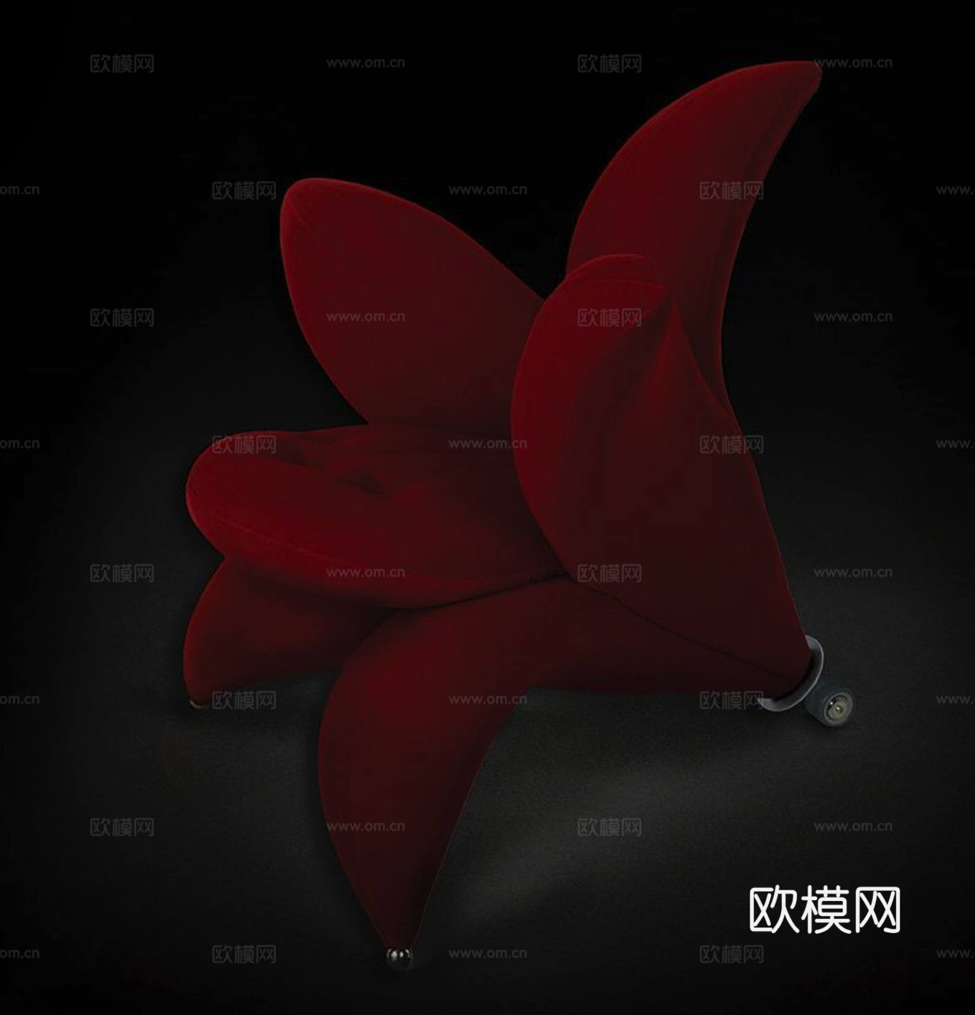 edra 花瓣沙发3d模型下载（渲染图3）