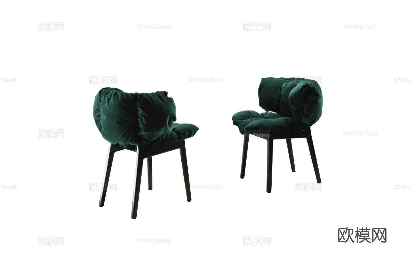 edra 意式餐椅3d模型下载（渲染图1）