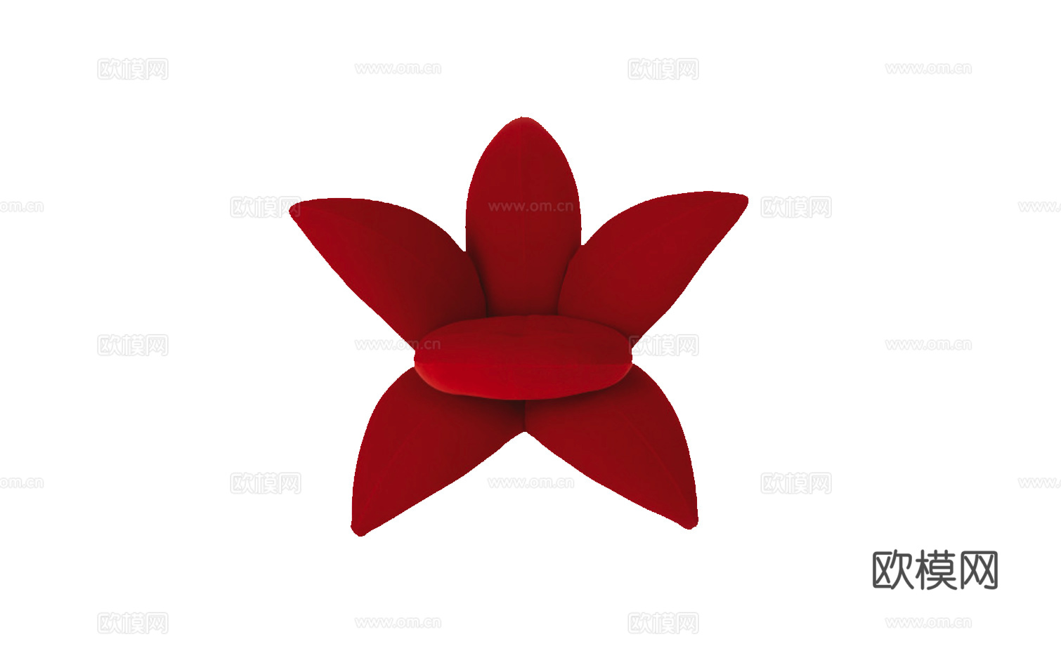 edra 花瓣沙发3d模型下载（渲染图1）