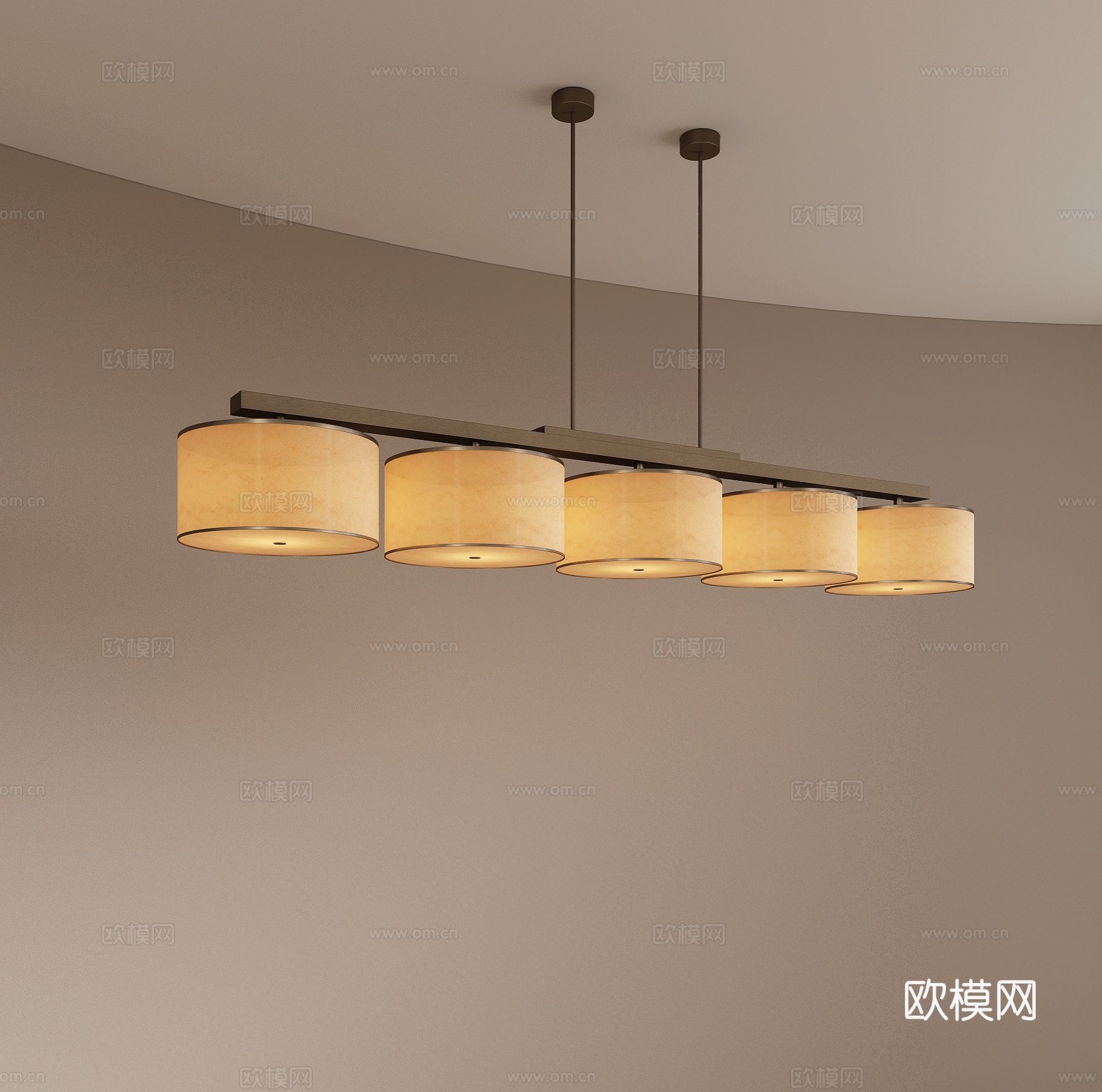 现代餐厅吊灯 大型吊灯 多头吊灯 吧台吊灯 台球厅吊灯3d模型