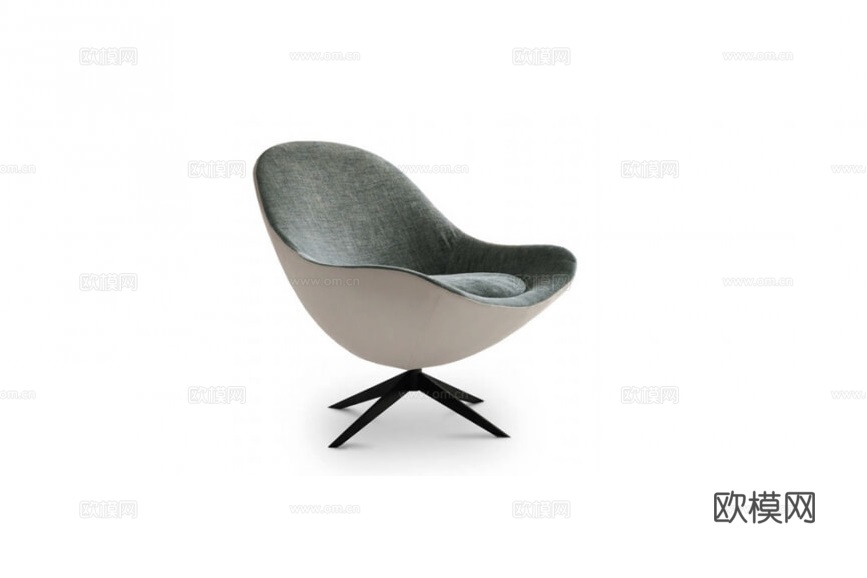 desiree 意式休闲椅3d模型下载（渲染图1）