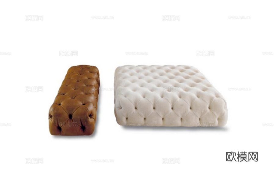 desiree 意式沙发凳 脚踏3d模型下载