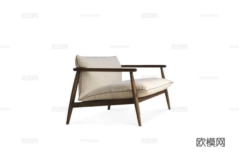 desiree 意式扶手椅3d模型下载（渲染图1）