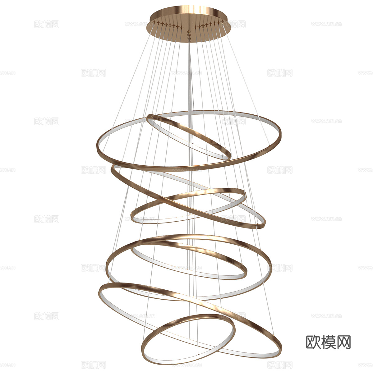 现代简约轻奢吊灯 吊灯 简约吊灯 餐厅吊灯 客厅吊灯 灯3d模型