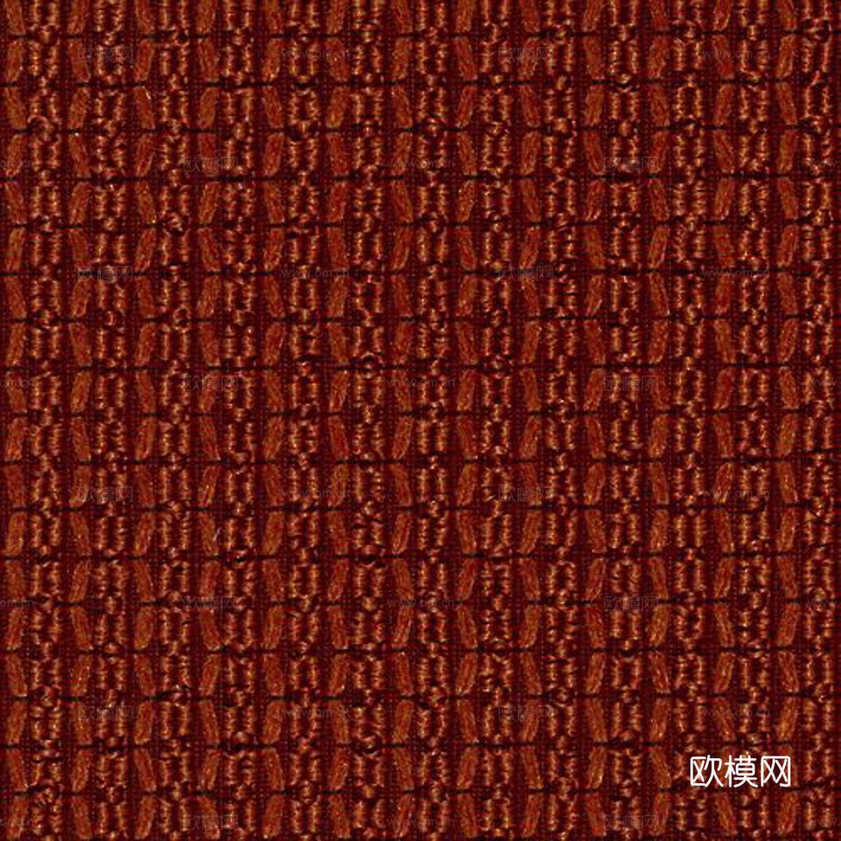 红色亚麻布纹