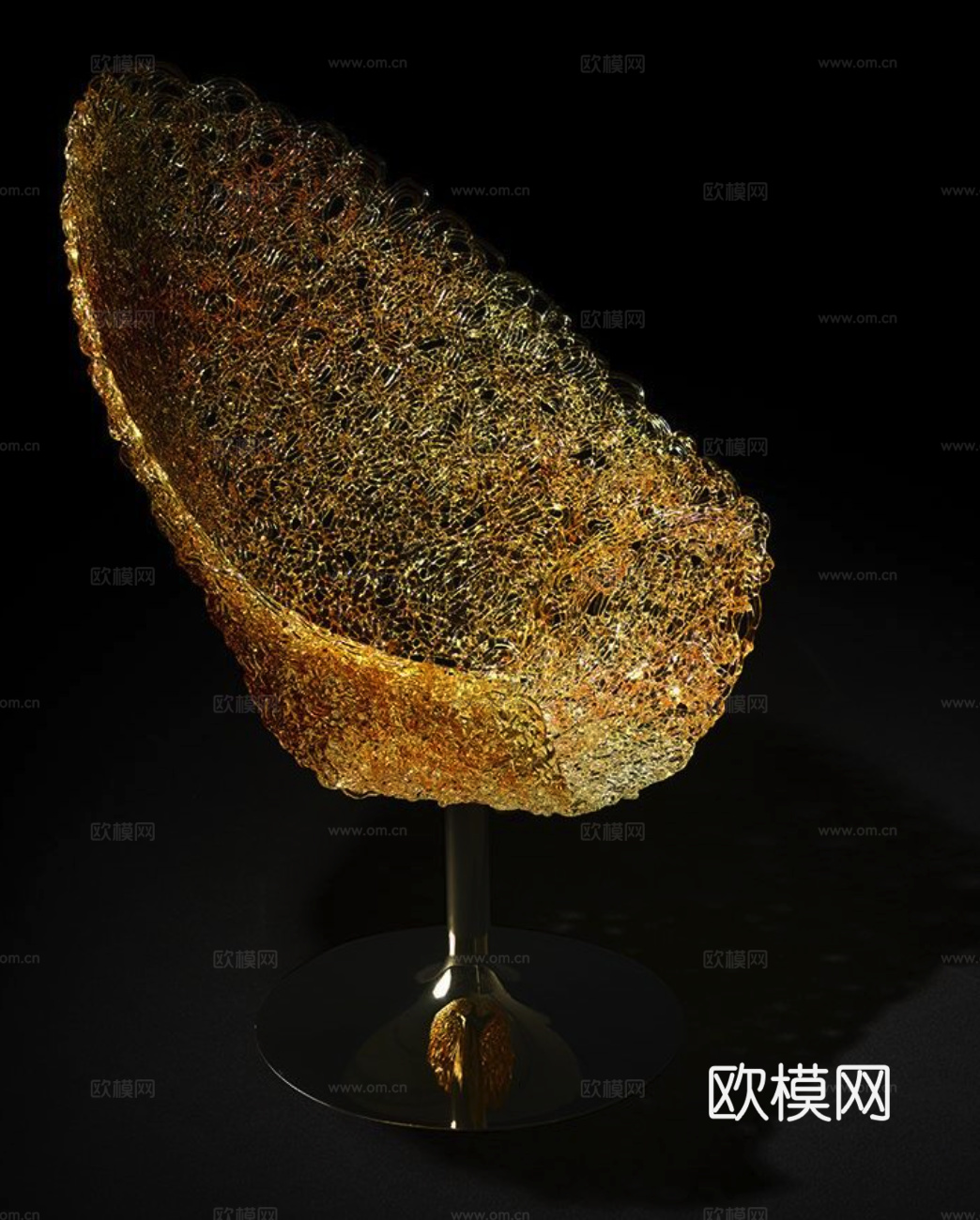 edra 意式休闲椅3d模型下载（渲染图2）