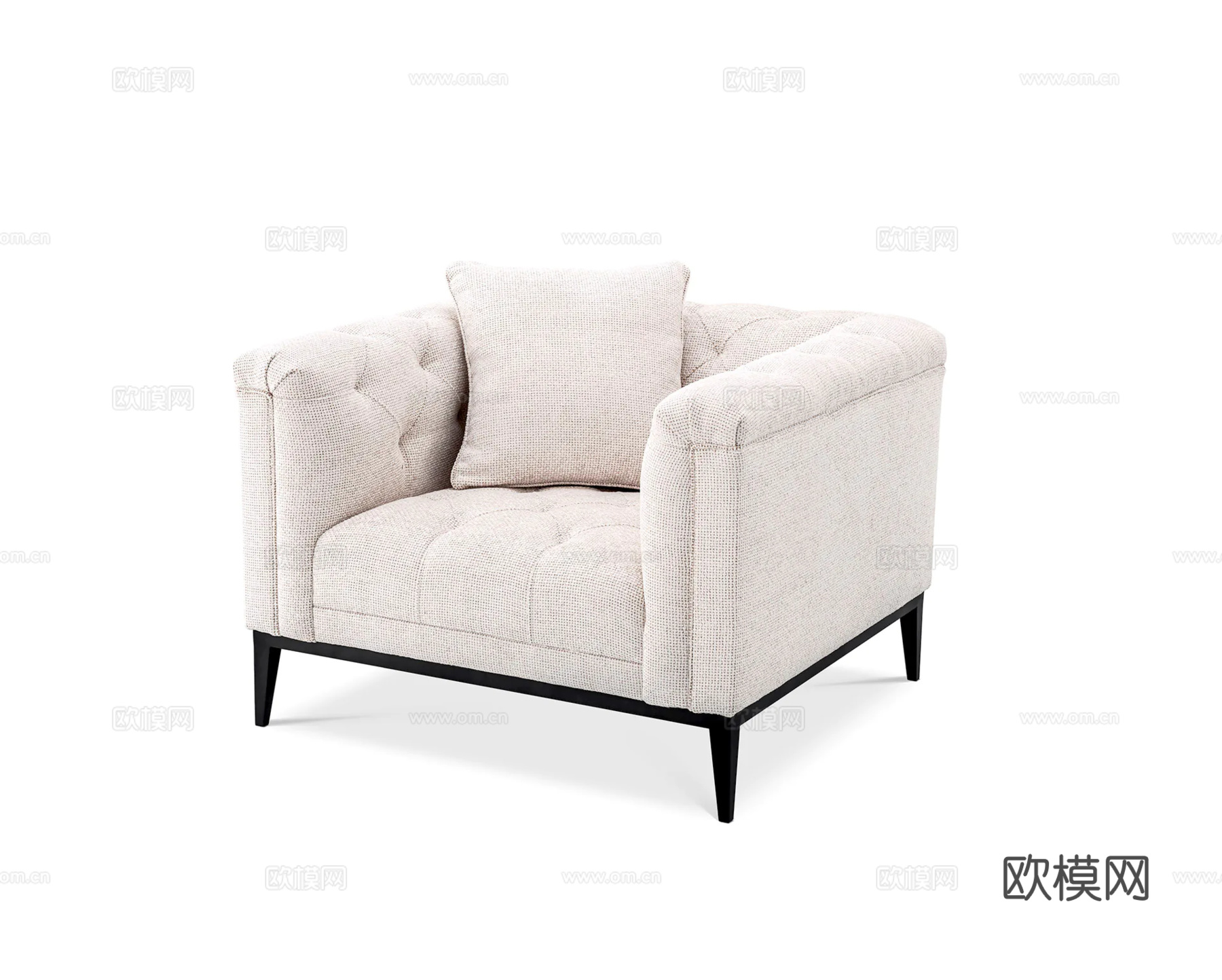ELCHHOLTZ 单人沙发3d模型下载（渲染图1）