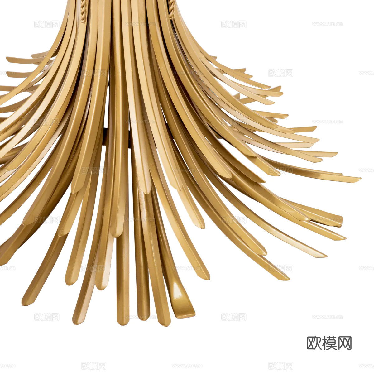 ELCHHOLTZ 轻奢玻璃餐桌3d模型下载（渲染图4）