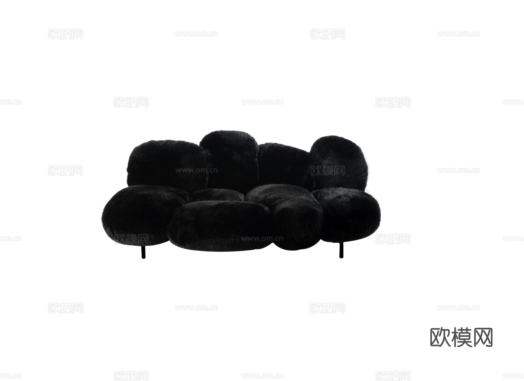 edra 多人沙发3d模型下载（渲染图1）