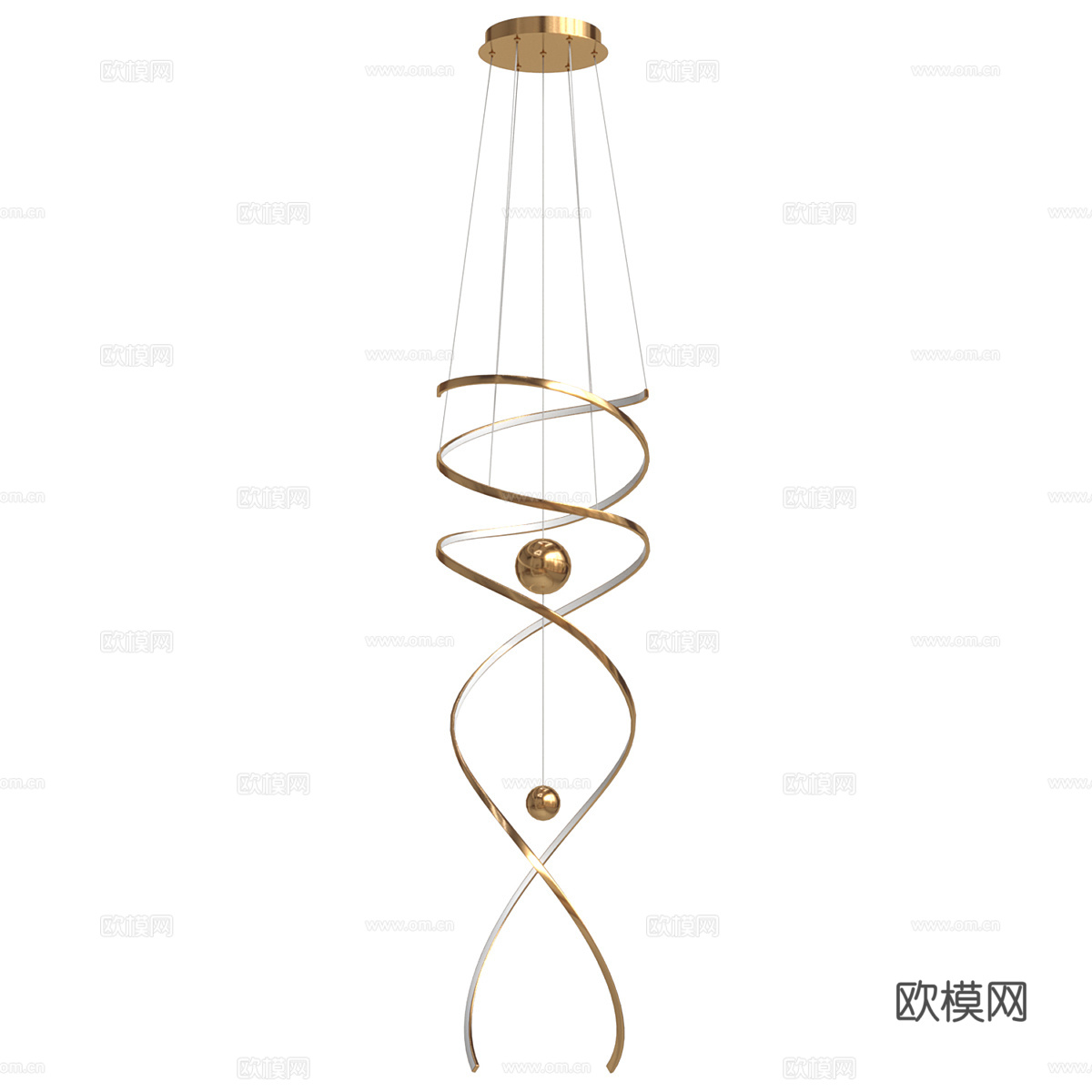现代简约轻奢吊灯 吊灯 简约吊灯 餐厅吊灯 客厅吊灯 灯3d模型