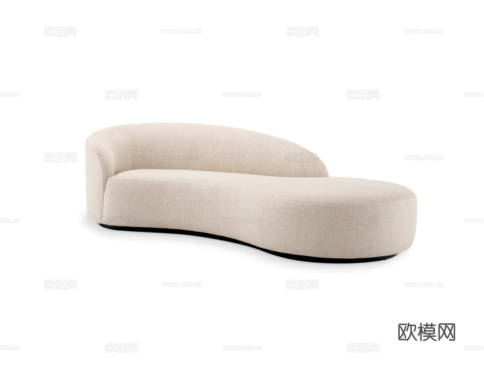 ELCHHOLTZ 弧形沙发3d模型下载（渲染图1）
