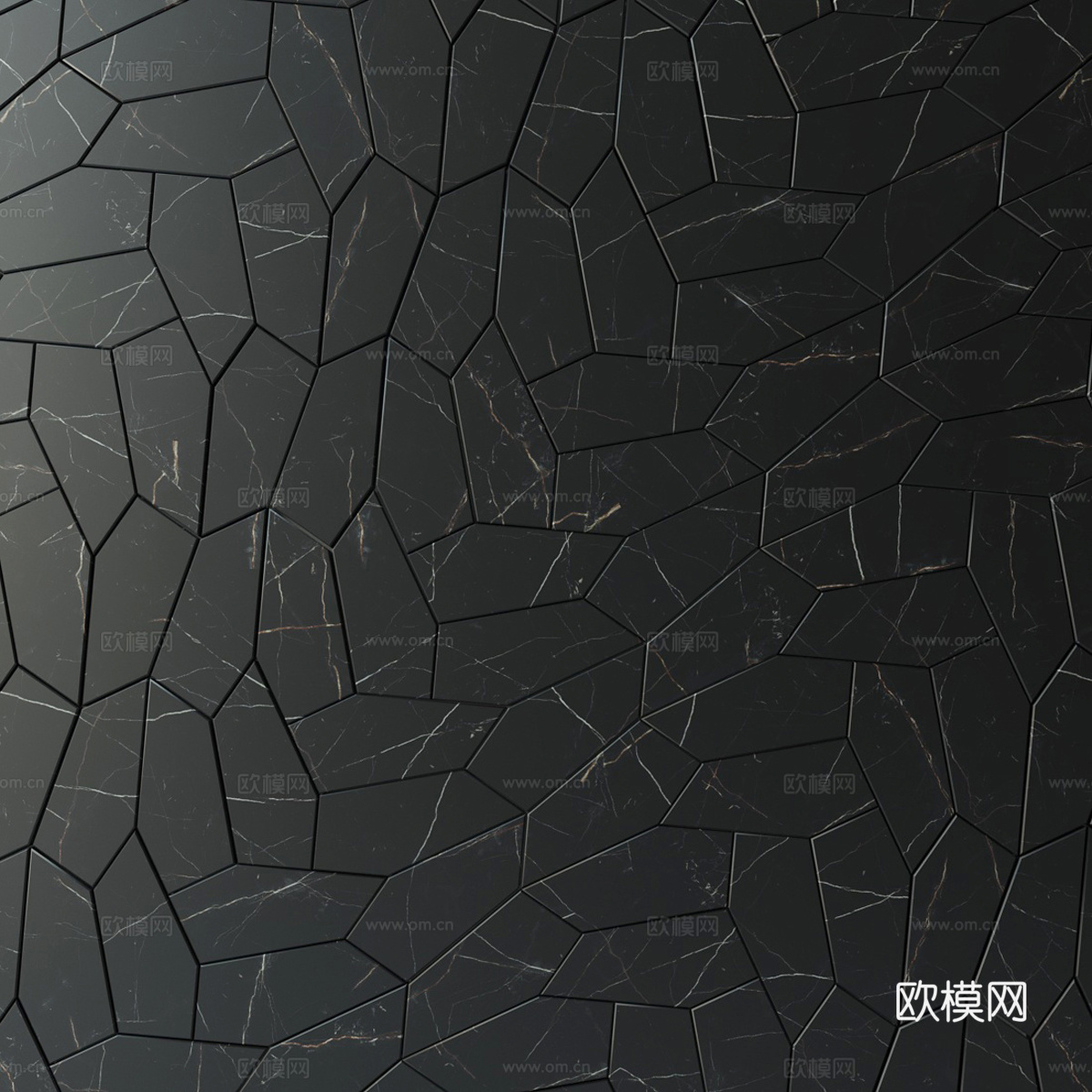 现代意式大理石瓷砖 马赛克瓷砖3d模型