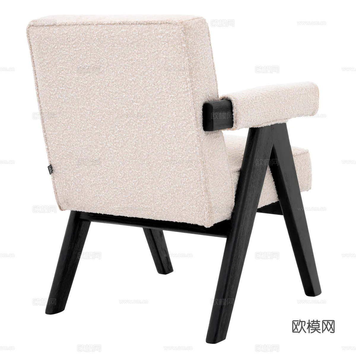 ELCHHOLTZ 意式扶手餐椅3d模型下载（渲染图4）