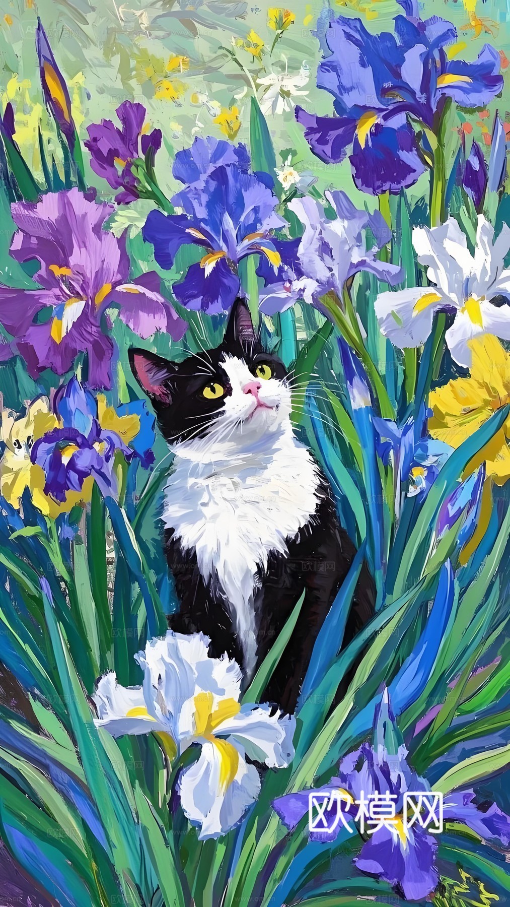 猫艺术挂画