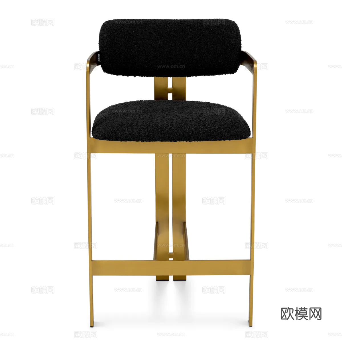 ELCHHOLTZ 轻奢吧椅3d模型下载（渲染图2）