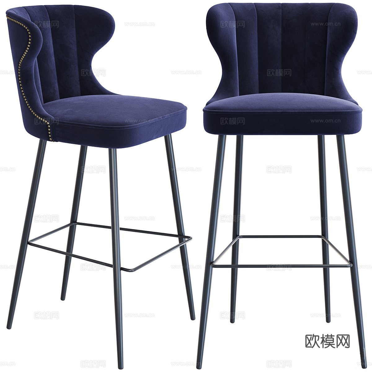 吧椅3d模型下载