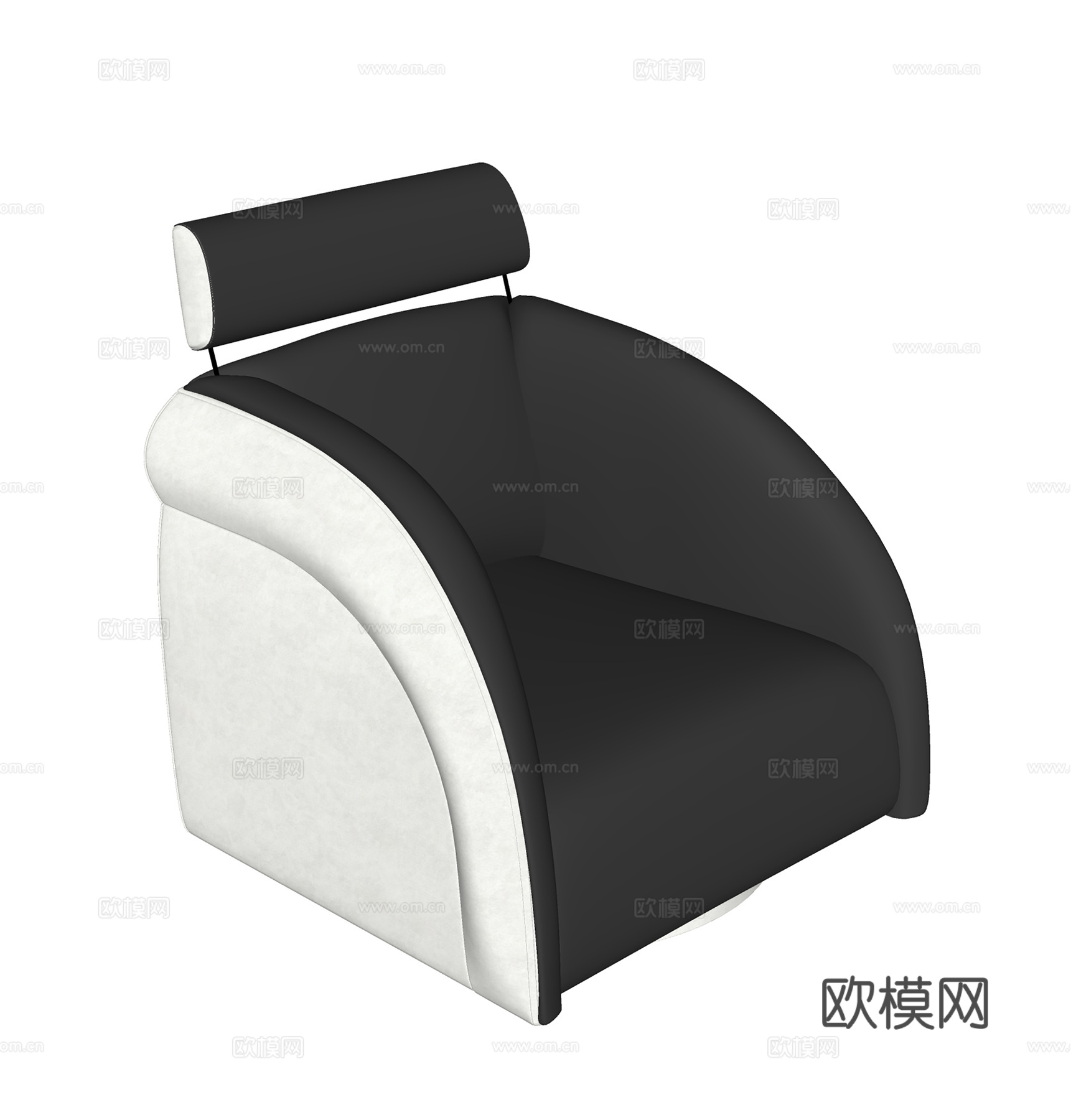 现代儿童椅  皮革儿童椅 矮椅su模型