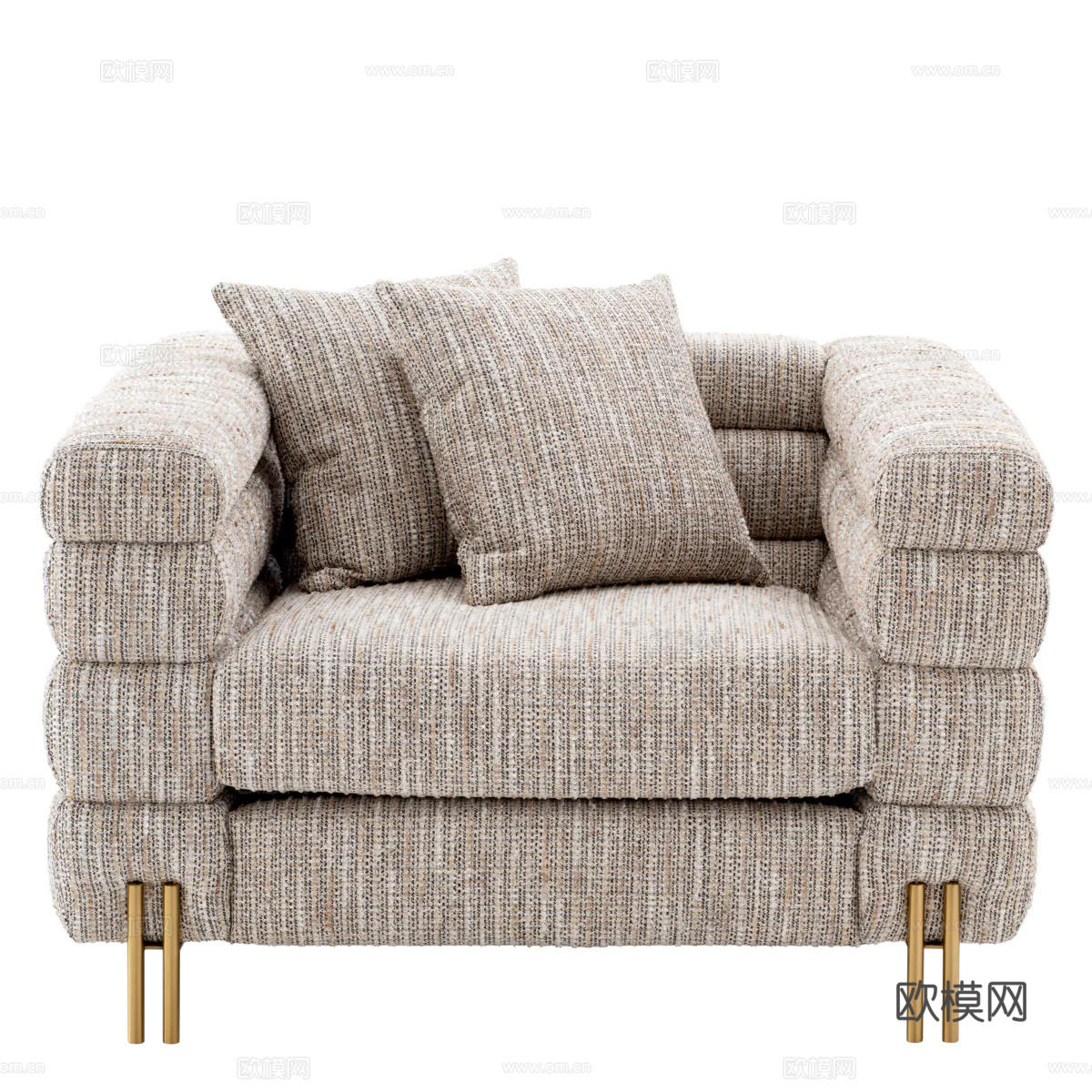 ELCHHOLTZ 单人沙发3d模型下载（渲染图2）