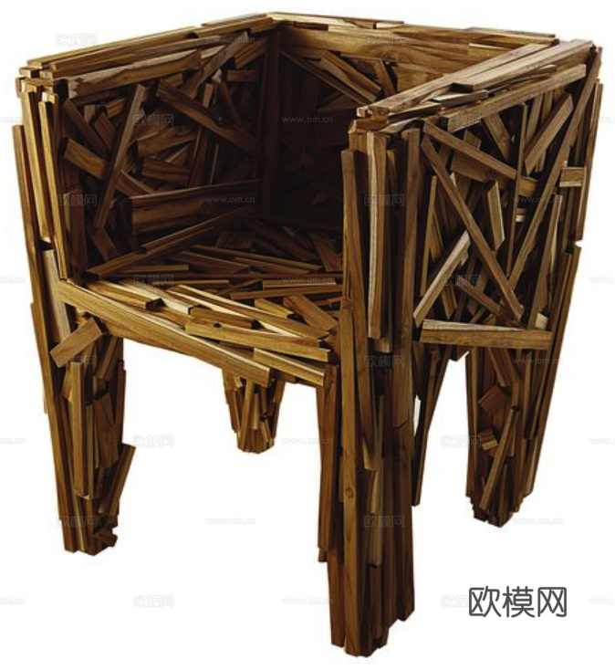 edra 意式休闲椅3d模型下载（渲染图2）