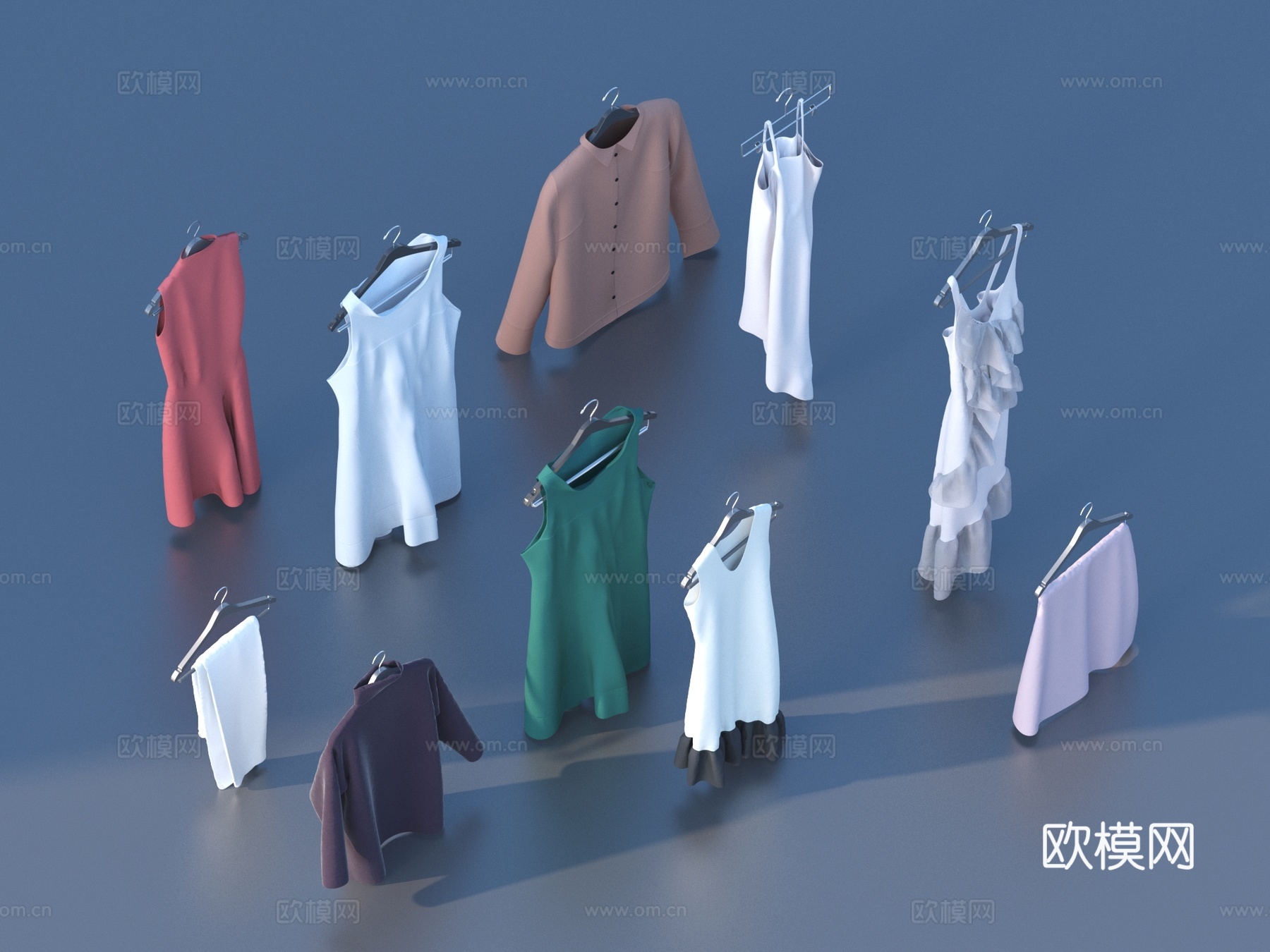 衣服 服饰 服装3d模型