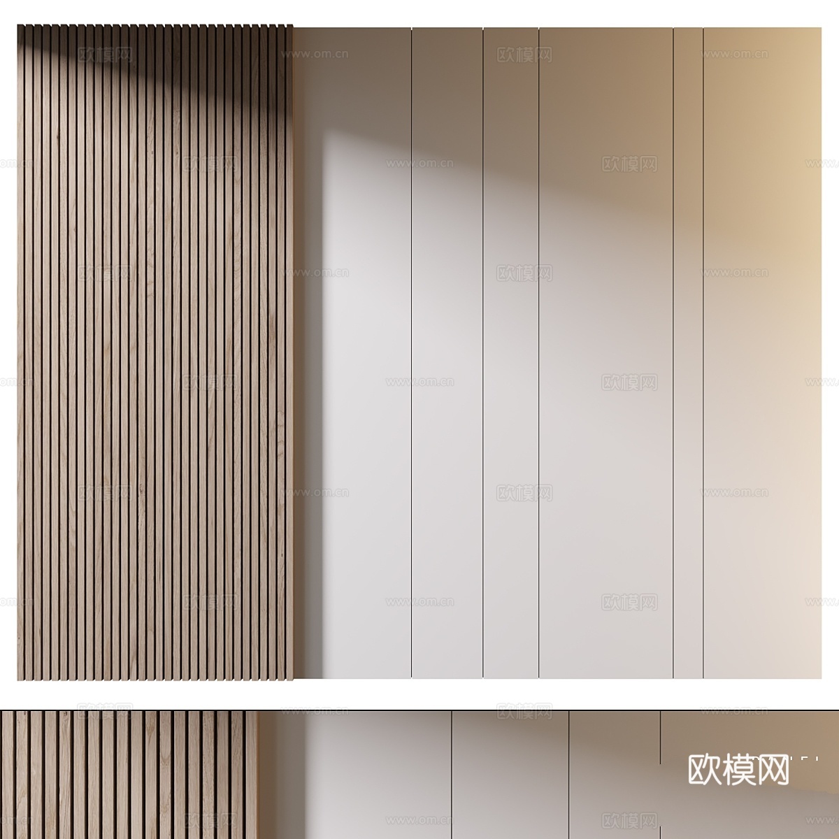 墙面装饰板 183d模型