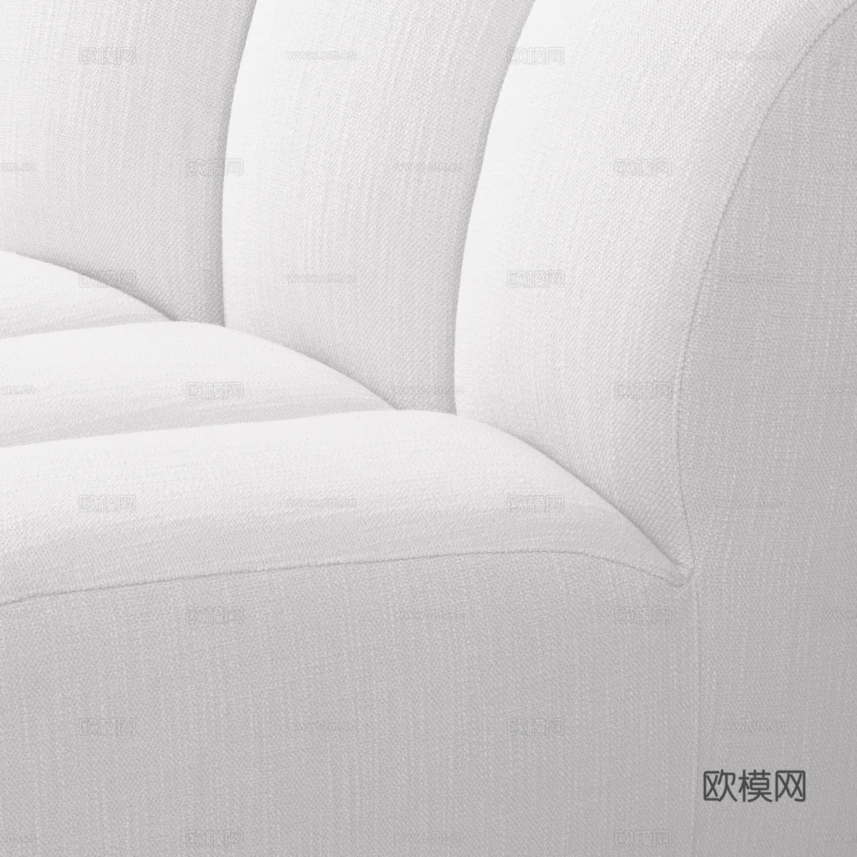 ELCHHOLTZ 弧形沙发组件3d模型下载（渲染图3）