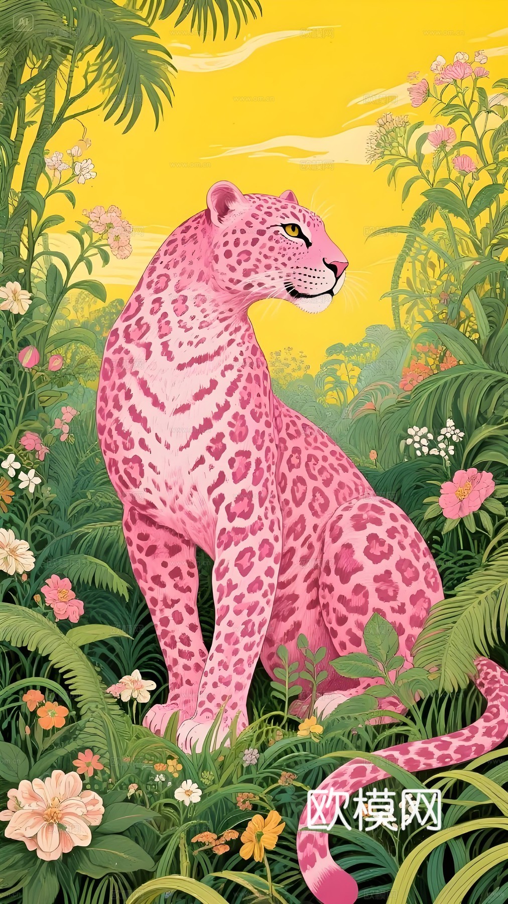 豹子挂画