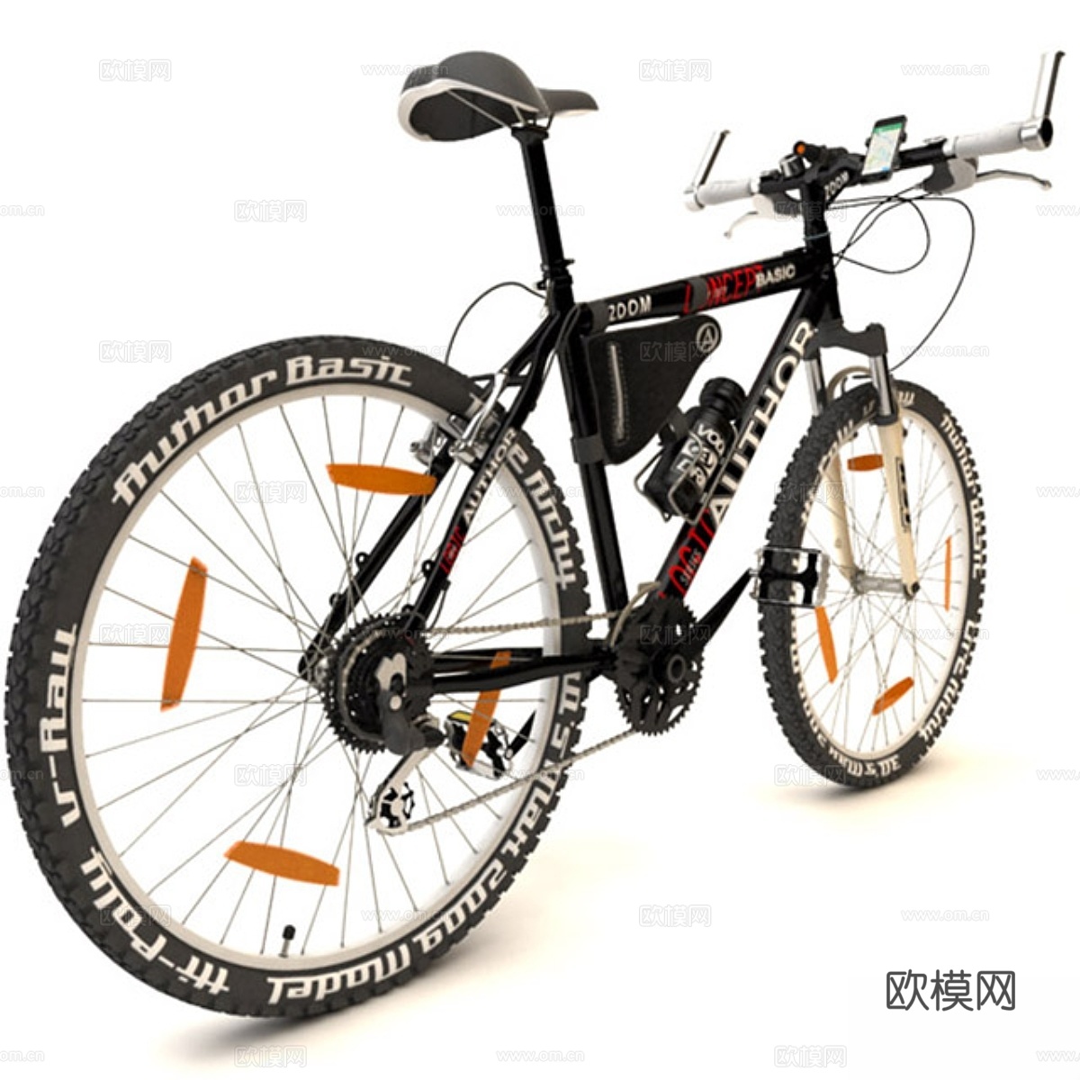 自行车作者3d模型下载